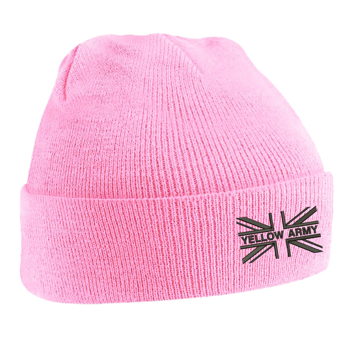 Yellow Army Union Jack Beanie Hat