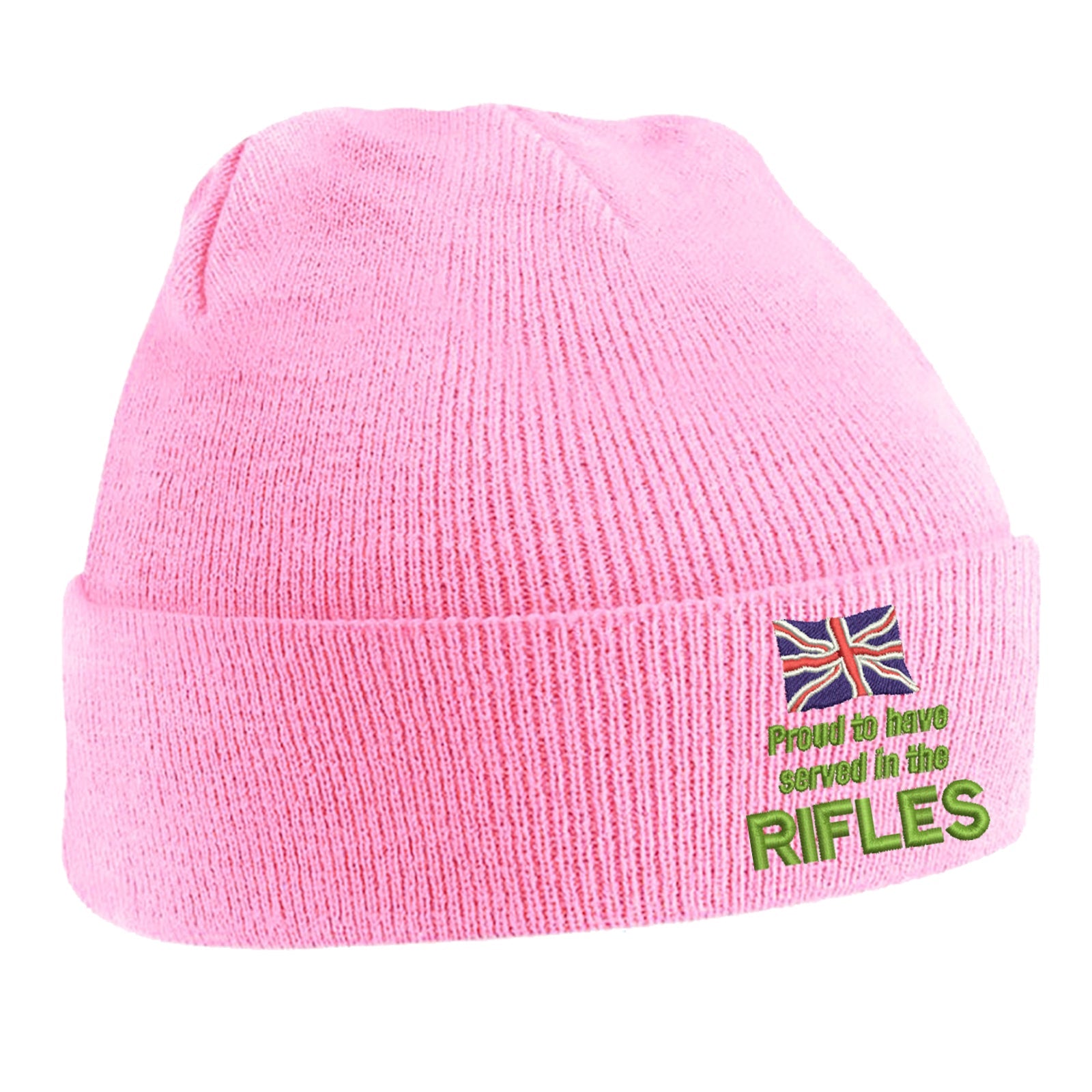 Proud to Have Served in The Rifles Beanie Hat