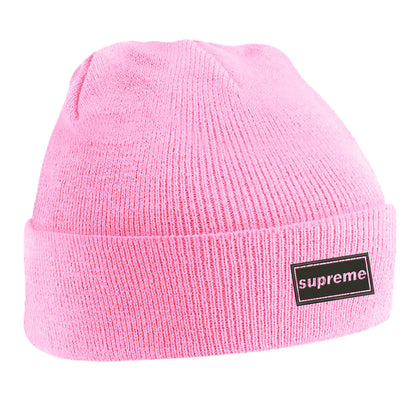 Supreme Embroidered Beanie Hat