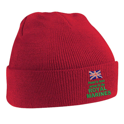 Proud to Have Served in The Royal Marines Beanie Hat