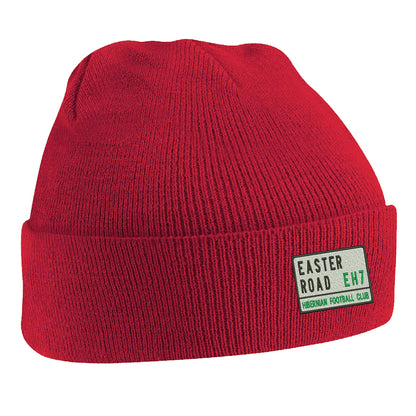 Easter Road EH7 Embroidered Beanie Hat