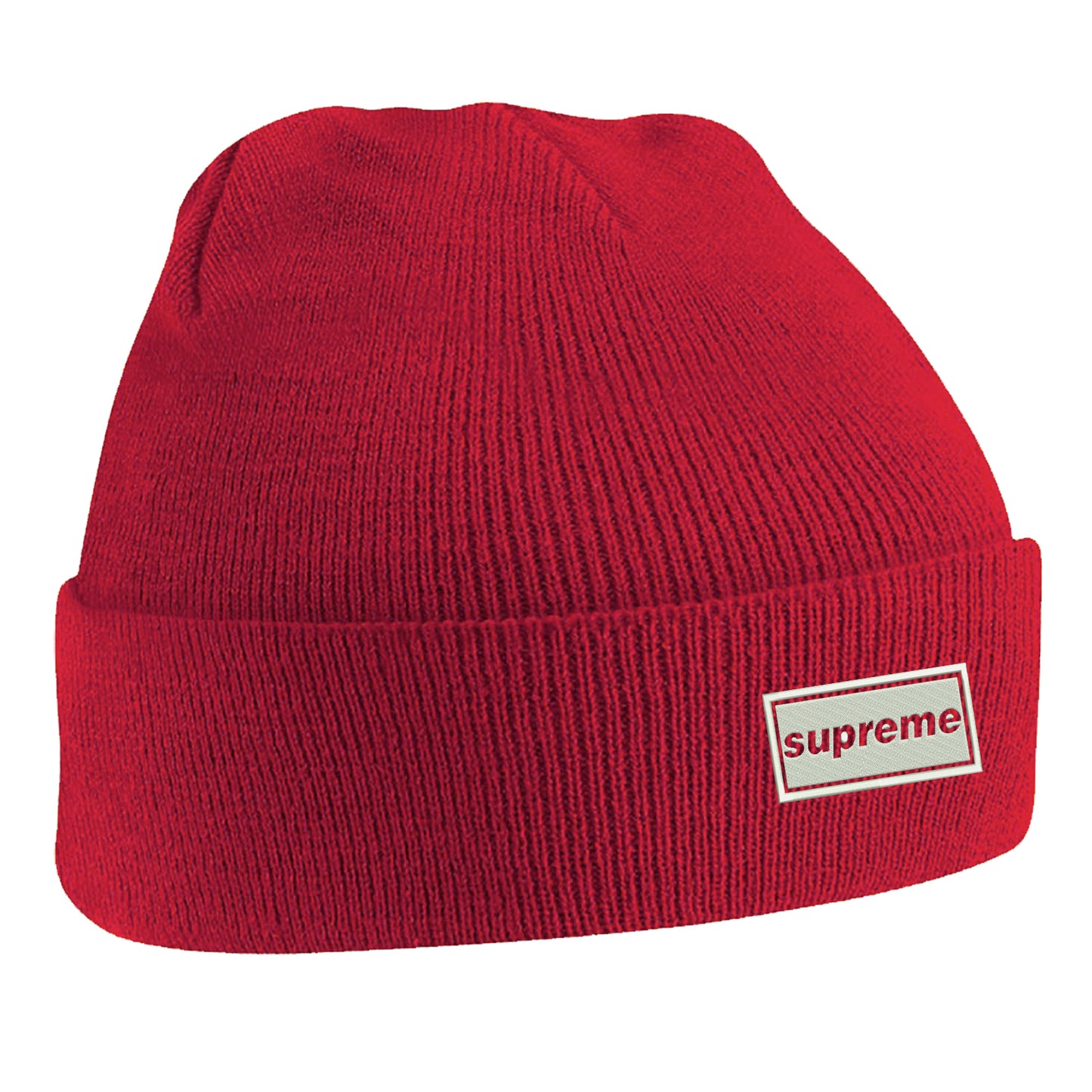 Supreme Embroidered Beanie Hat