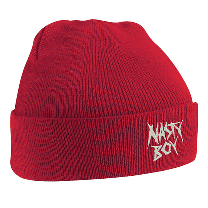 Nasty Boy Embroidered Beanie Hat