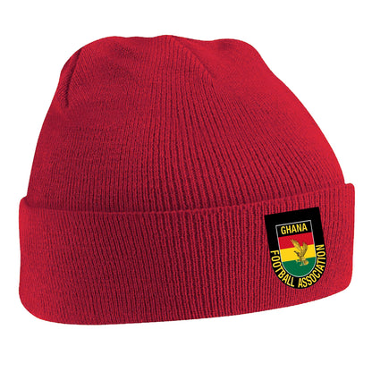 Retro Ghana 1966 Embroidered Beanie Hat