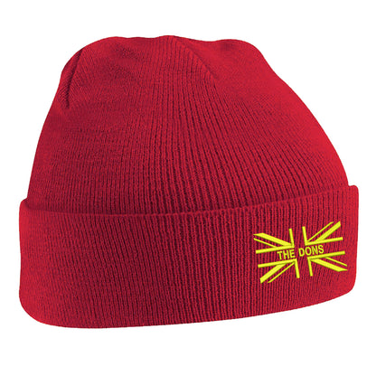 The Dons Union Jack Embroidered Beanie Hat