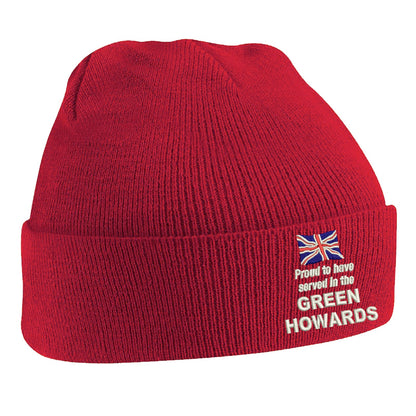 Proud to Have Served in The Green Howards Beanie Hat