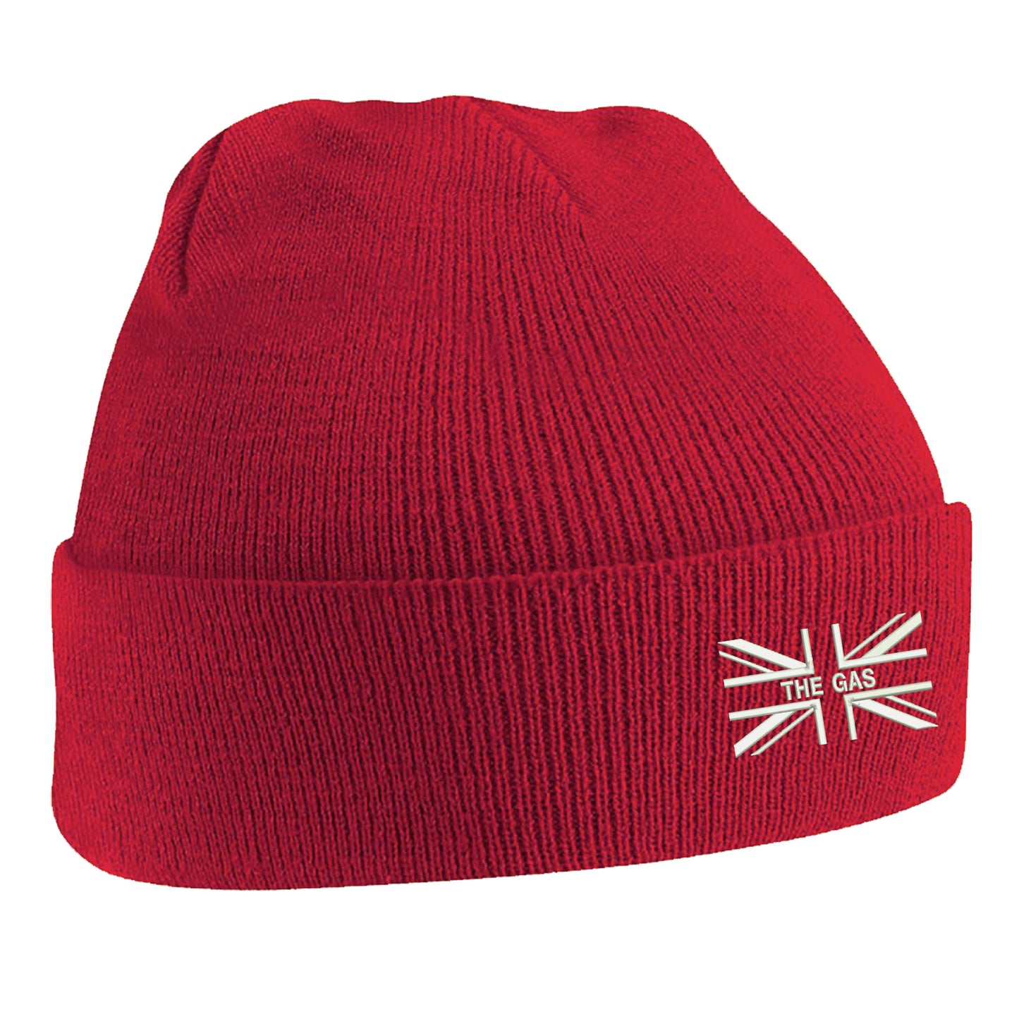 The Gas Union Jack Embroidered Beanie Hat