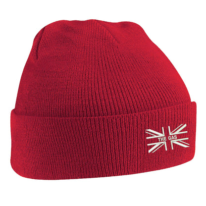 The Gas Union Jack Embroidered Beanie Hat