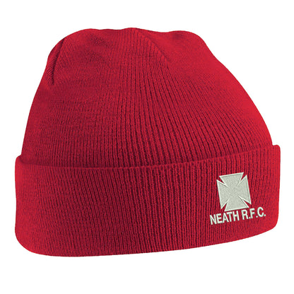 Retro Neath RFC Embroidered Beanie Hat