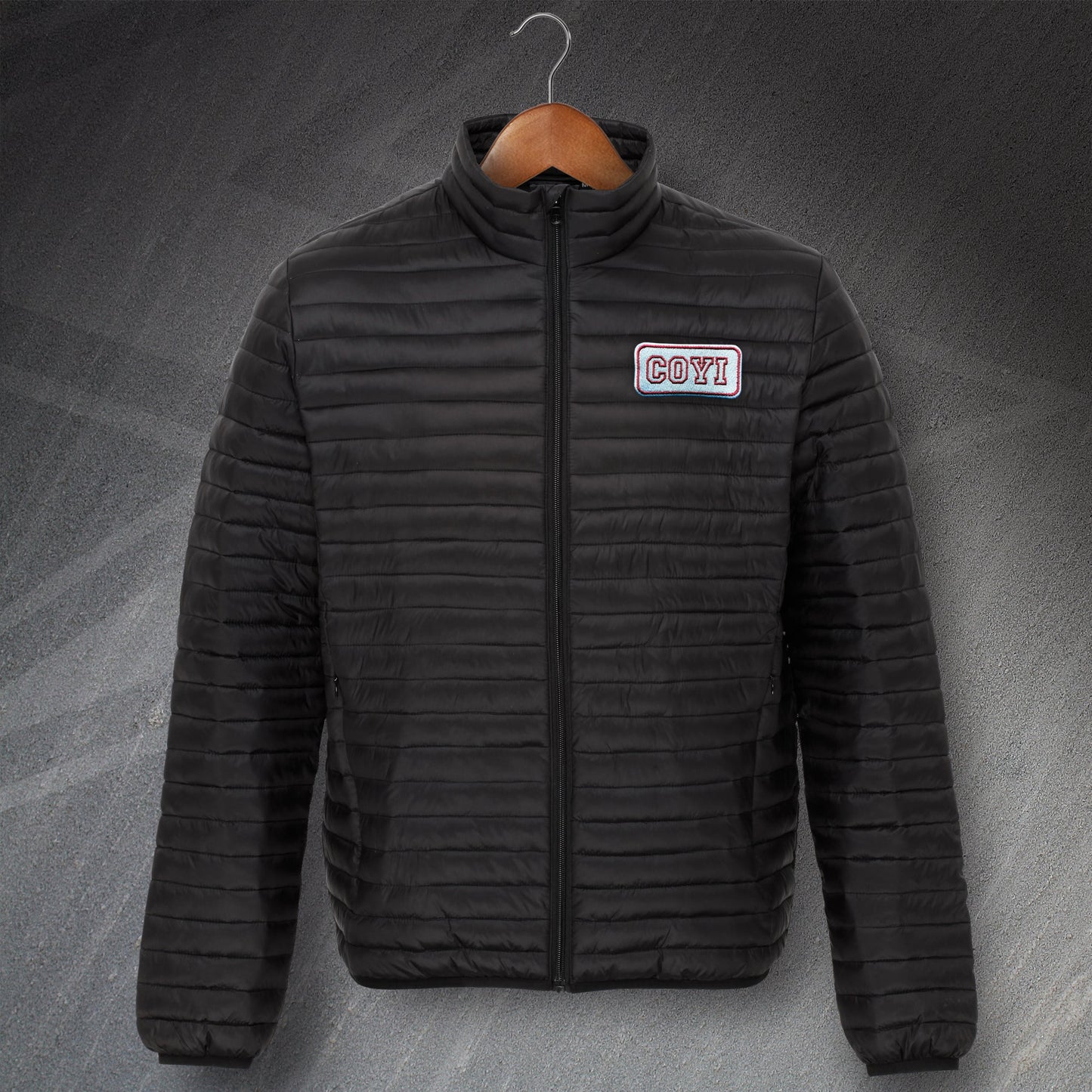 COYI Embroidered Fineline Padded Jacket