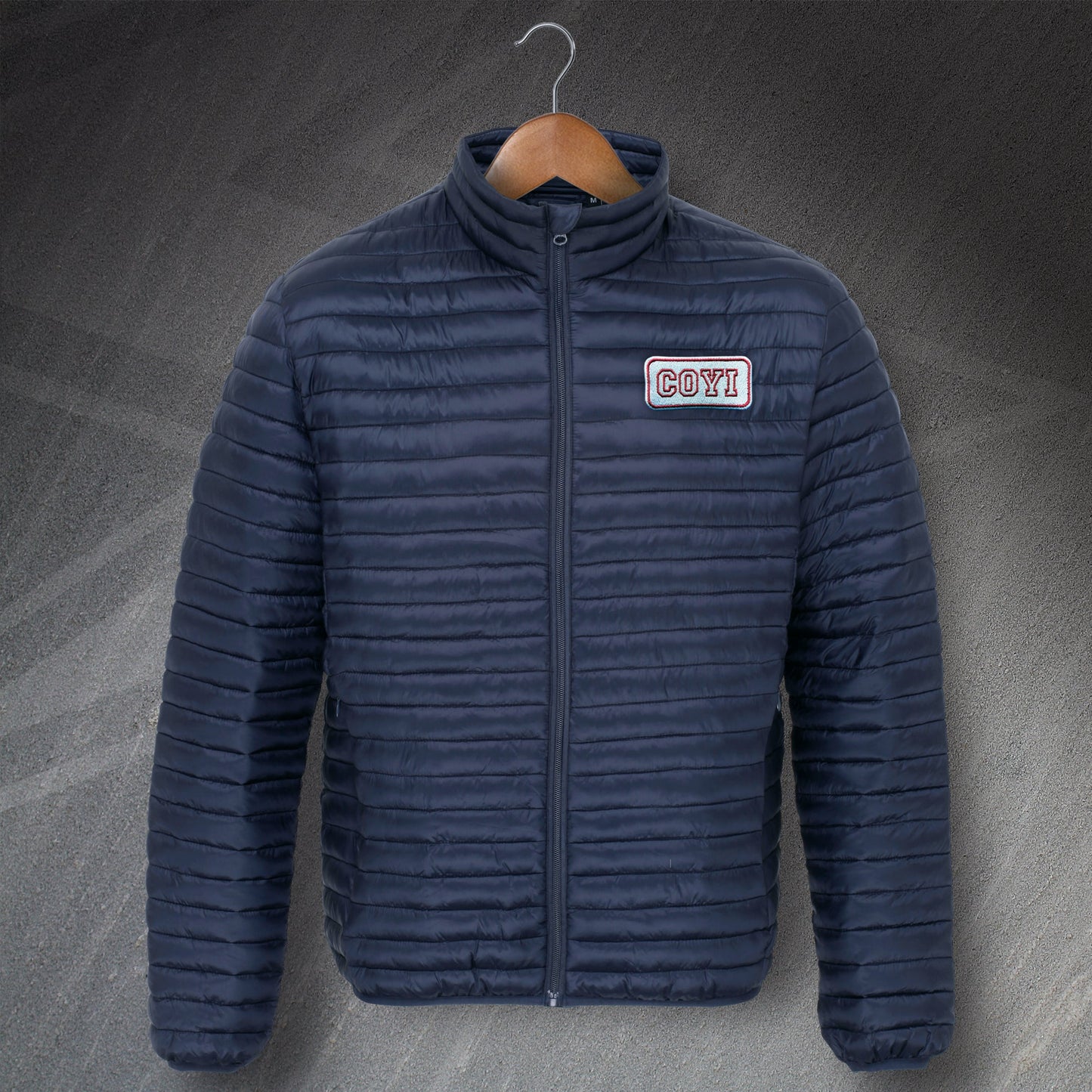 COYI Embroidered Fineline Padded Jacket