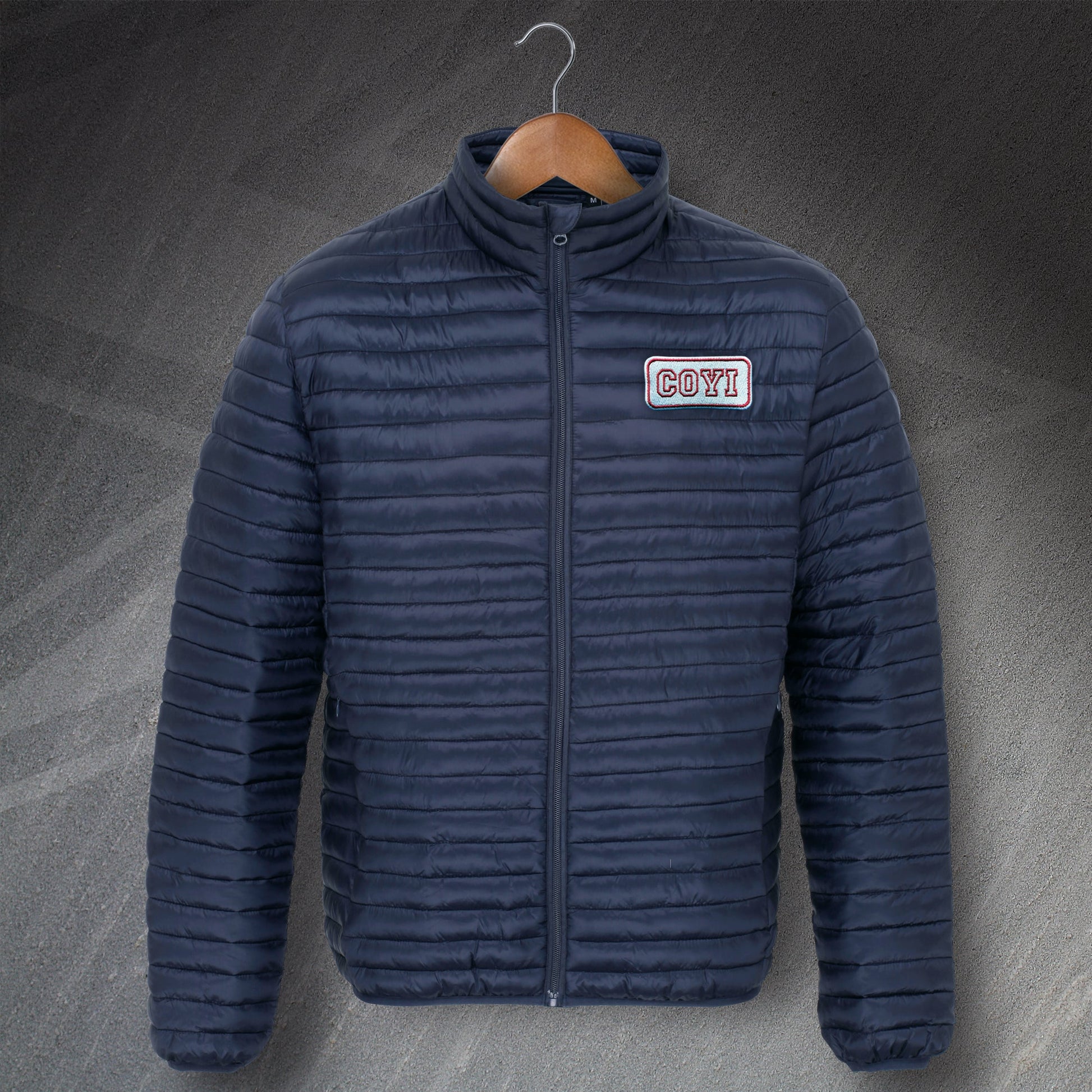 COYI Embroidered Fineline Padded Jacket