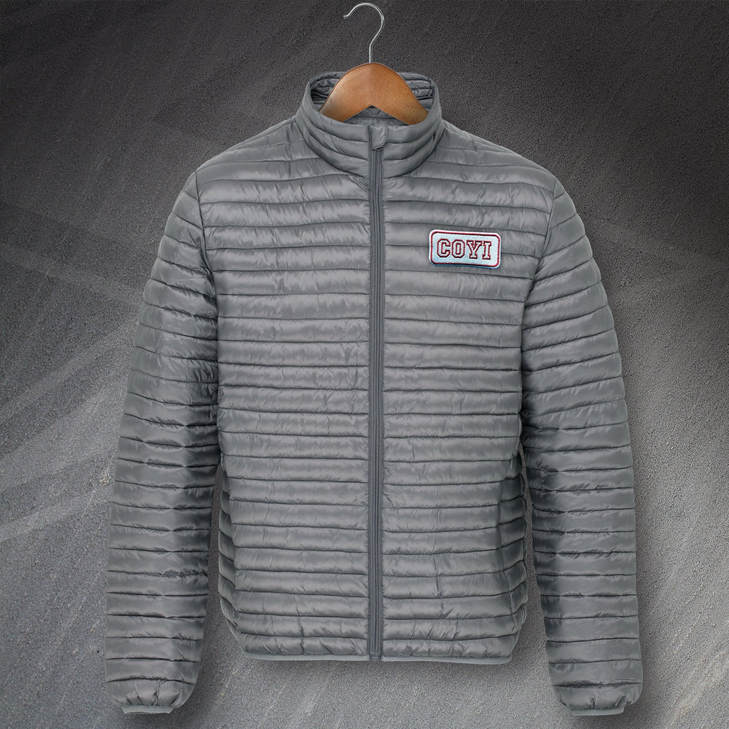 COYI Embroidered Fineline Padded Jacket