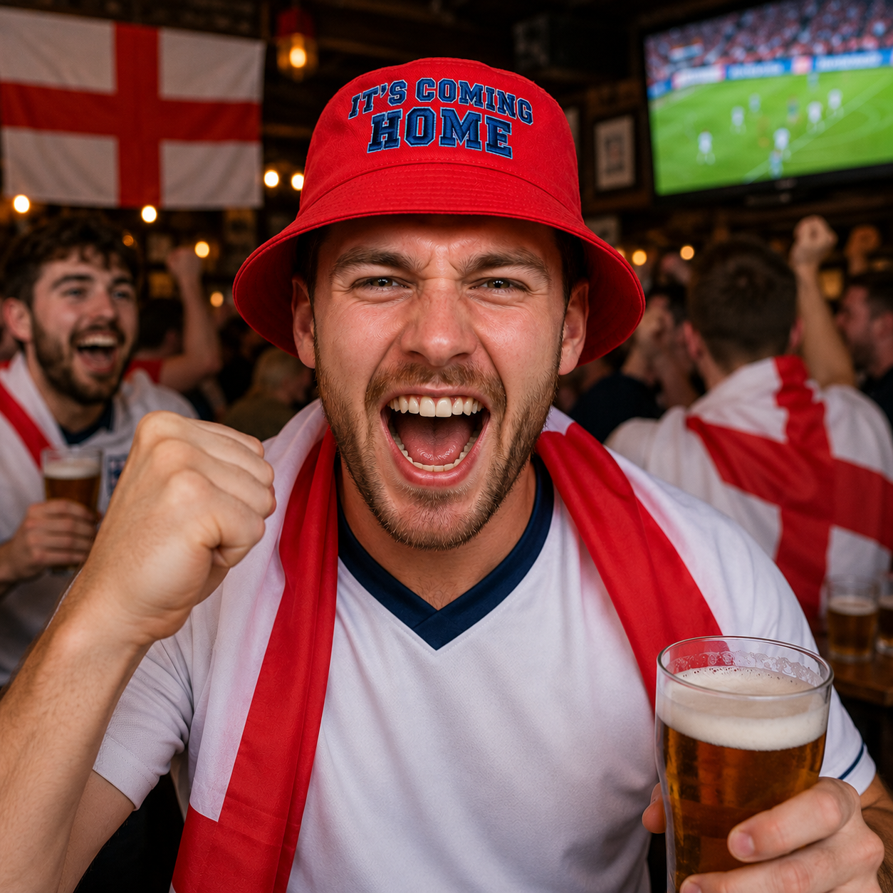 England Bucket Hat
