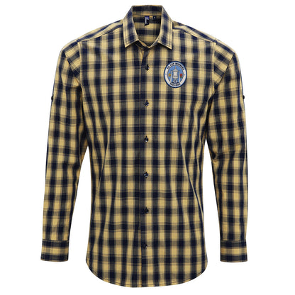 Man City FA Cup Winners 2026 Check Long Sleeve Shirt