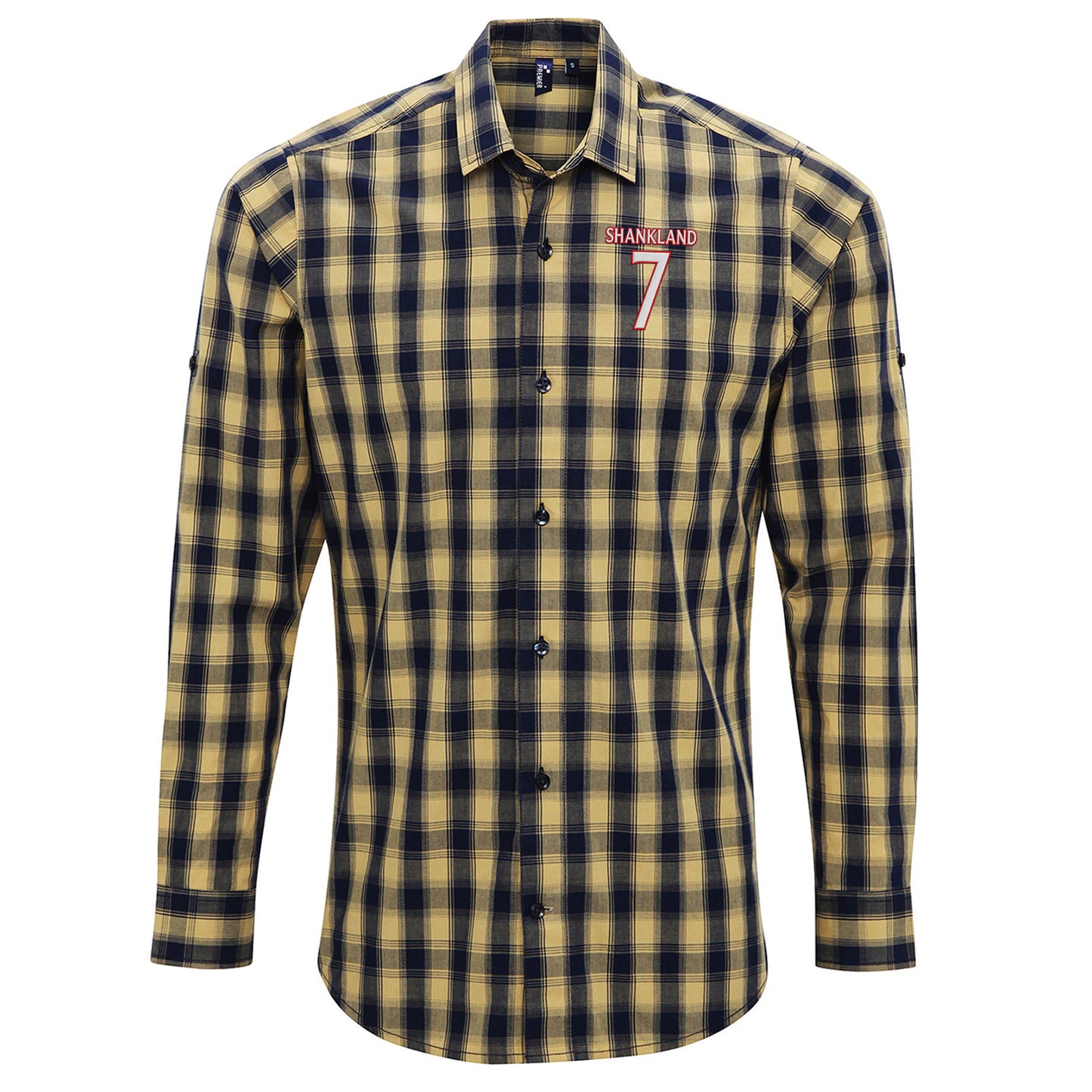 Lawrence Shankland Rangers Football Check Long Sleeve Shirt