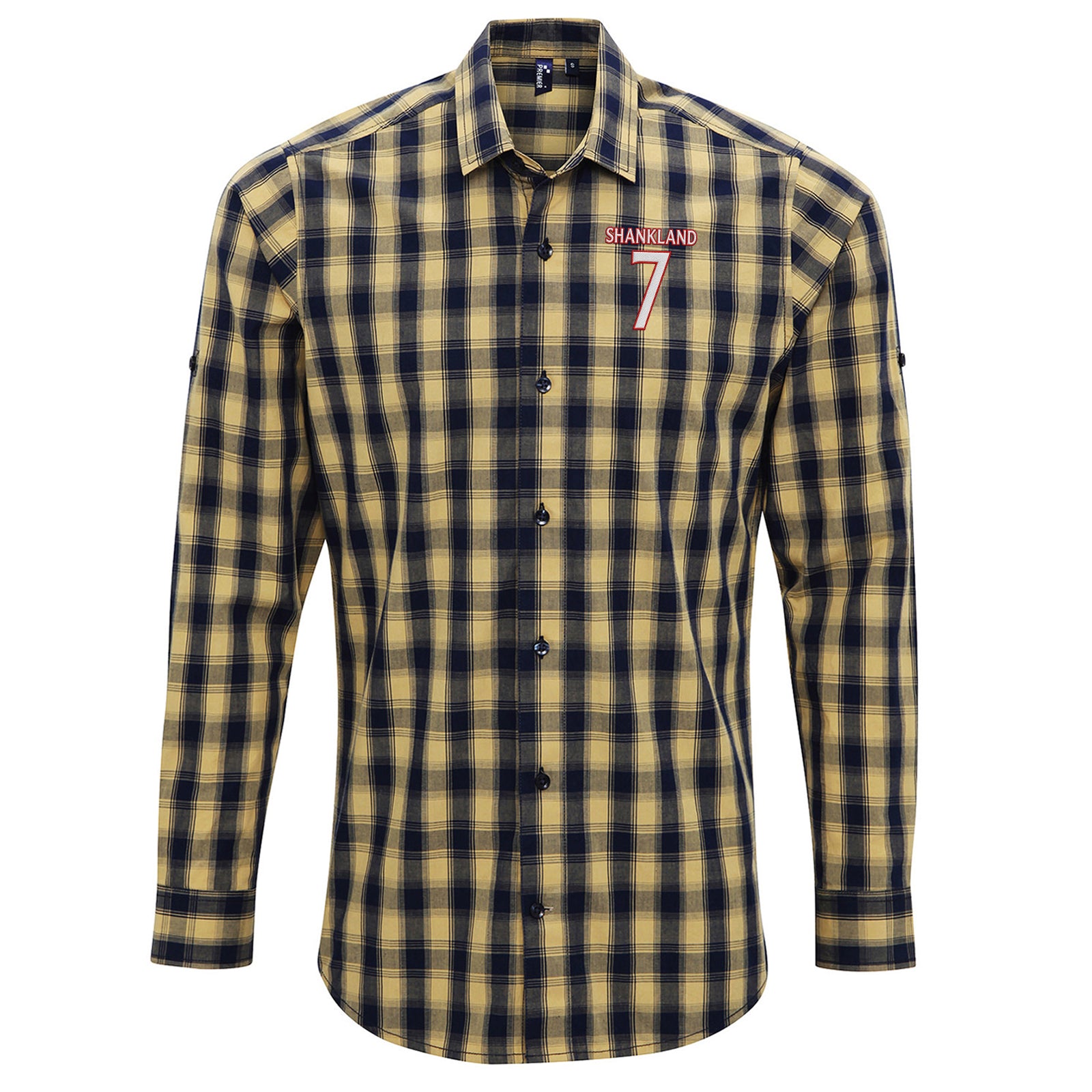 Lawrence Shankland Rangers Football Check Long Sleeve Shirt