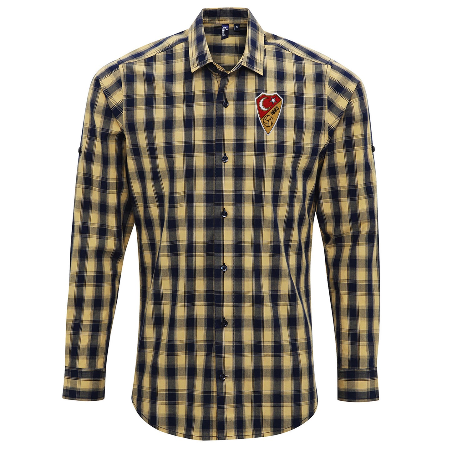 Turkey Football Check Long Sleeve Shirt 