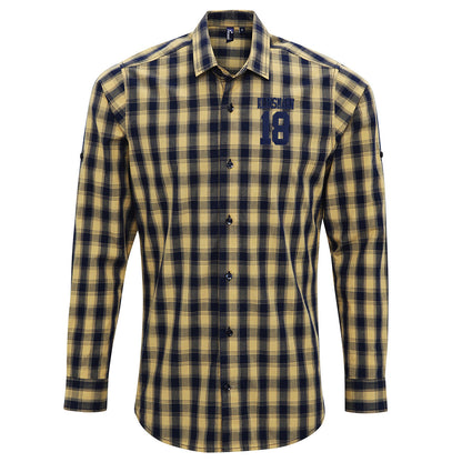 Klinsmann 18 Embroidered Long Sleeve Mulligan Check Shirt