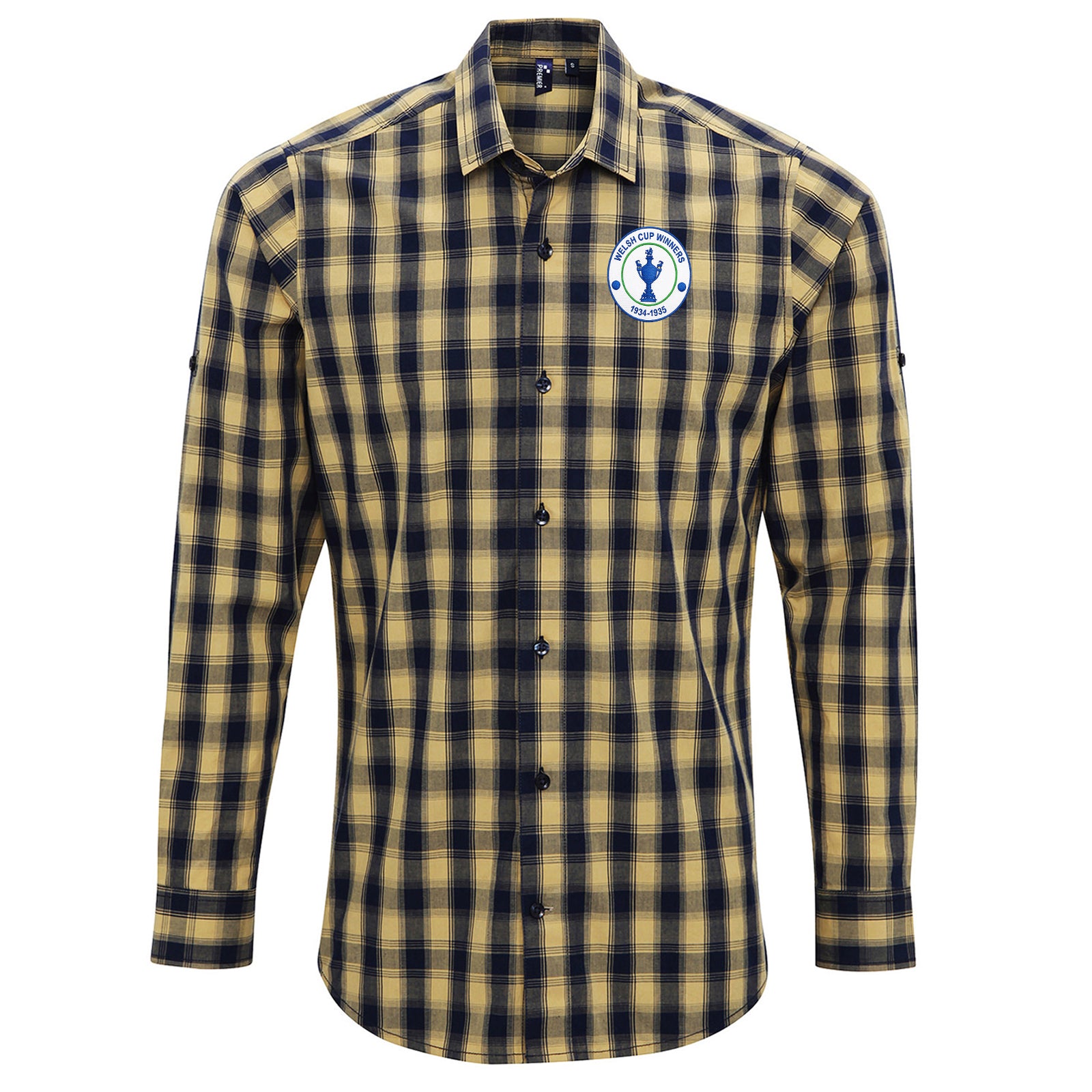 Vintage Tranmere Rovers Check Long Sleeve Shirt 