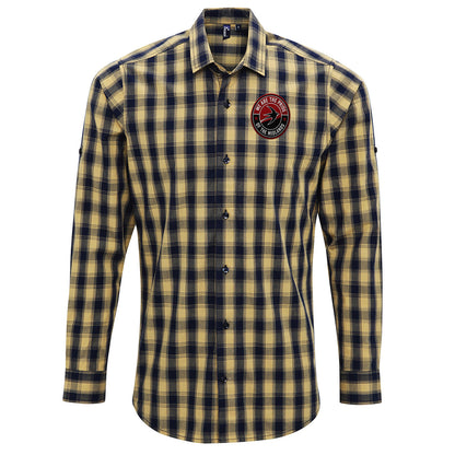 Walsall We Are The Pride of The Midlands Check Long Sleeve Shirt