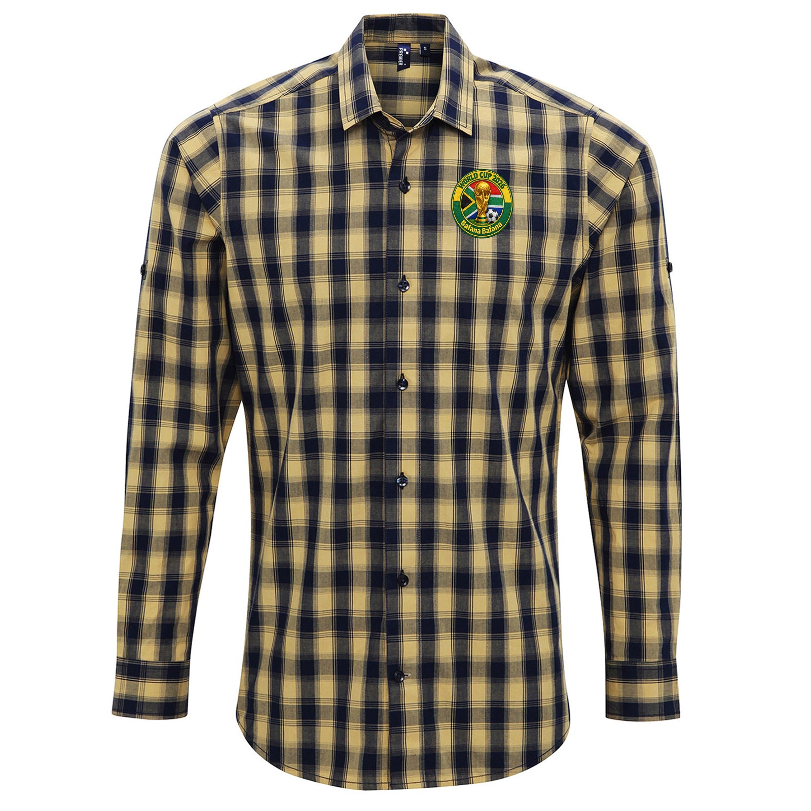 South Africa World Cup 2026 Check Long Sleeve Shirt