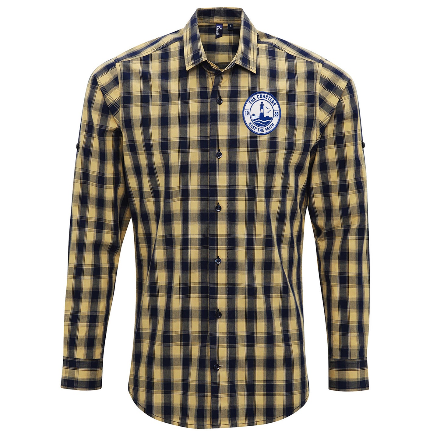 Flyde Football Check Long Sleeve Shirt