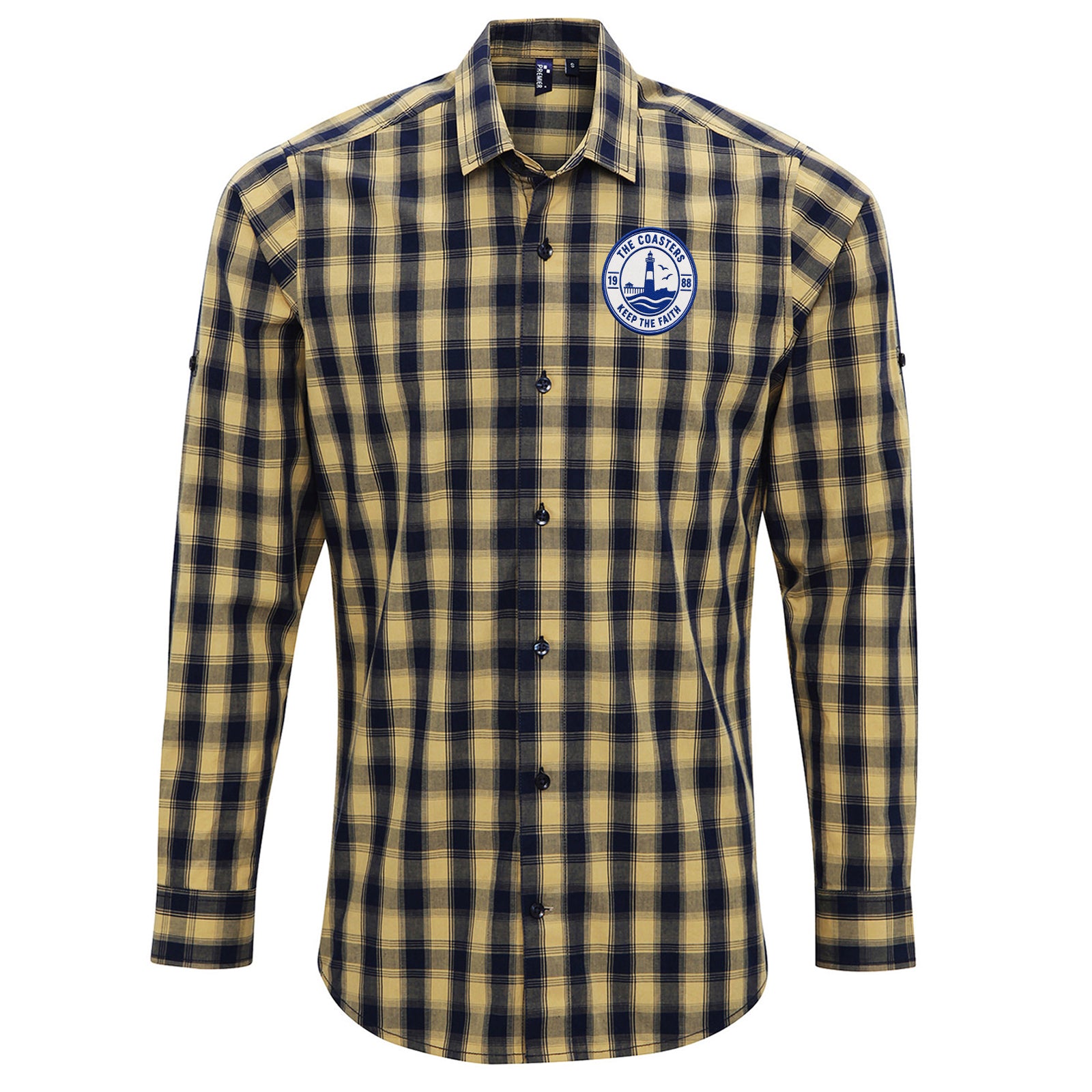 Flyde Football Check Long Sleeve Shirt