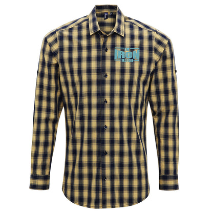 Scunthorpe United Football Check Long Sleeve Shirt
