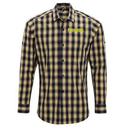 Paramedic Check Long Sleeve Shirt