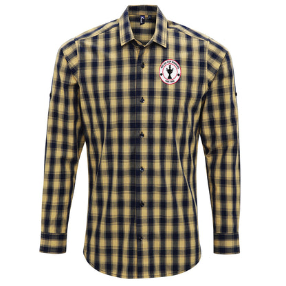 Vintage Hereford United Check Long Sleeve Shirt 