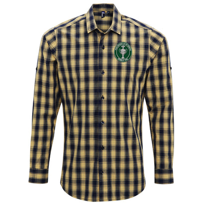 Plymouth Argyle Wembley 1996 Check Long Sleeve Shirt