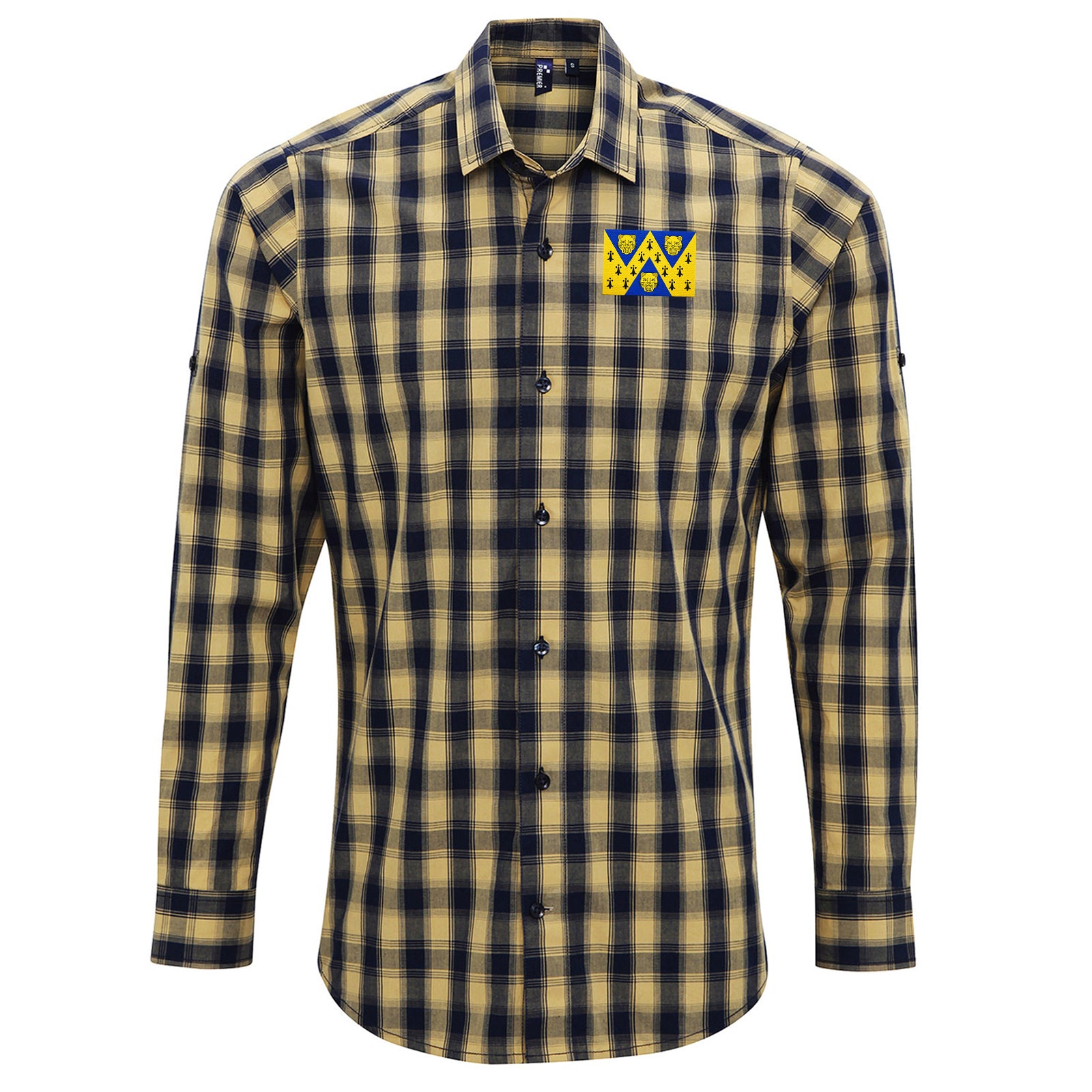 Flag of Shropshire Check Long Sleeve Shirt