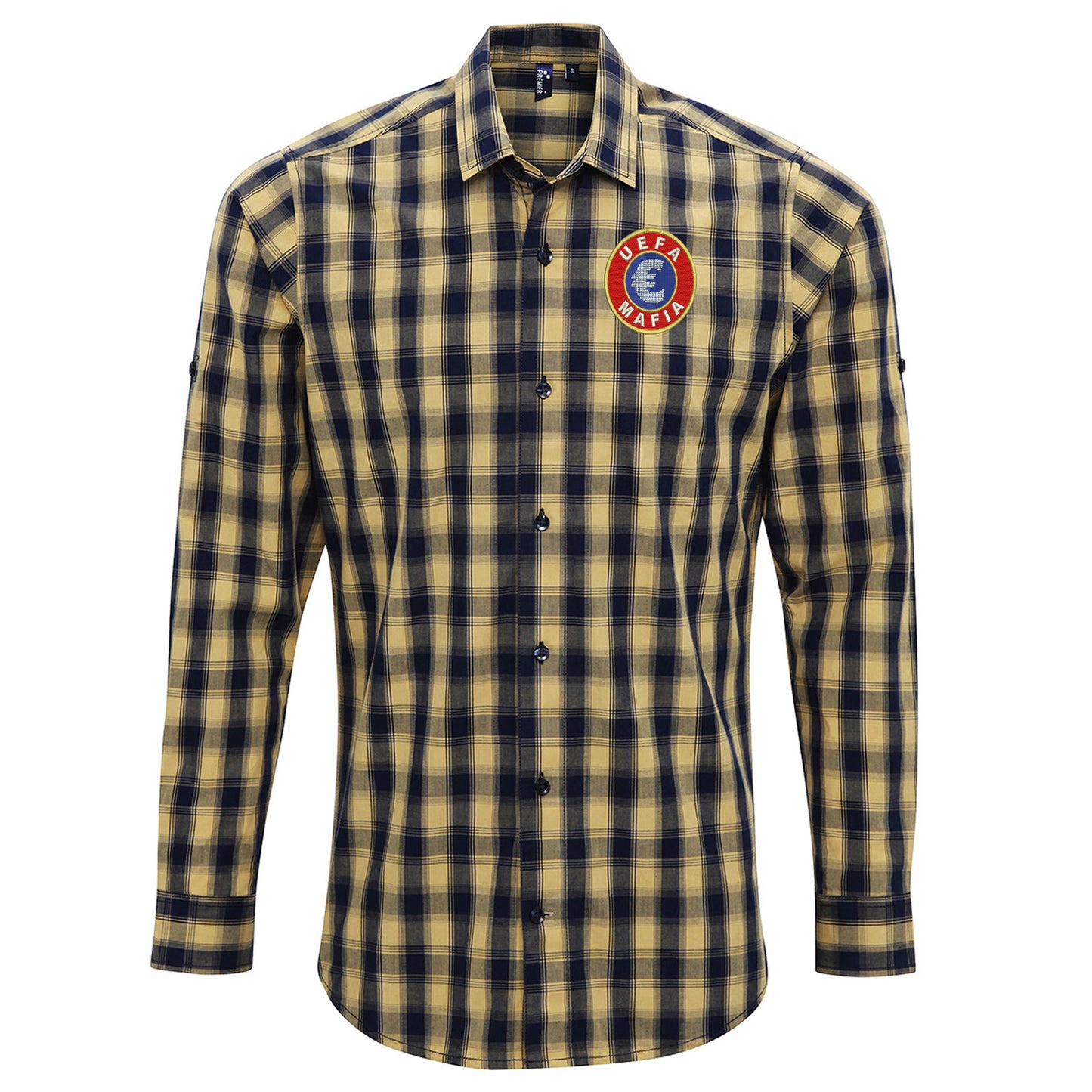 UEFA Mafia Check Long Sleeve Shirt 