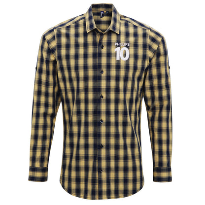 Kevin Phillips Sunderland Check Long Sleeve Shirt
