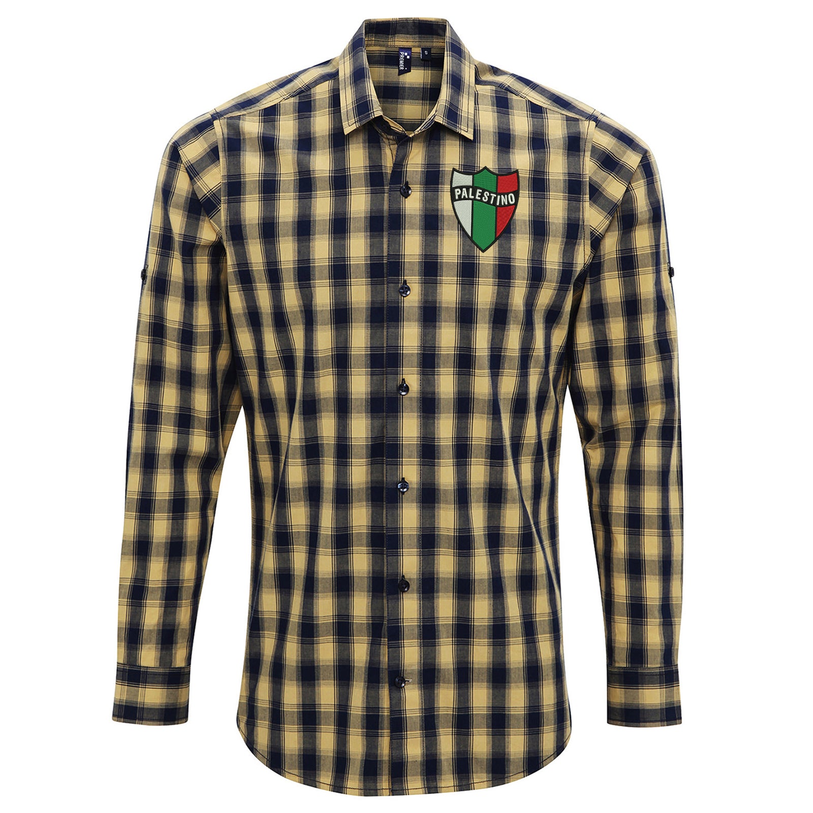 Palestino Football Check Long Sleeve Shirt