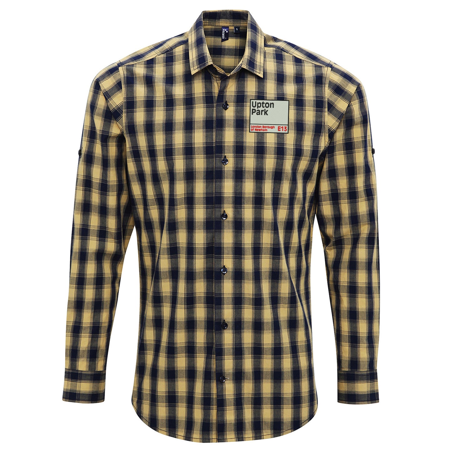 West Ham Upton Park Check Long Sleeve Shirt