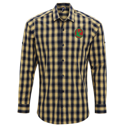 Retro Walsall 1977 Long Sleeve Check Shirt
