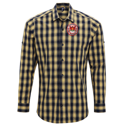 Gloucester Rugby Union Check Long Sleeve Shirt