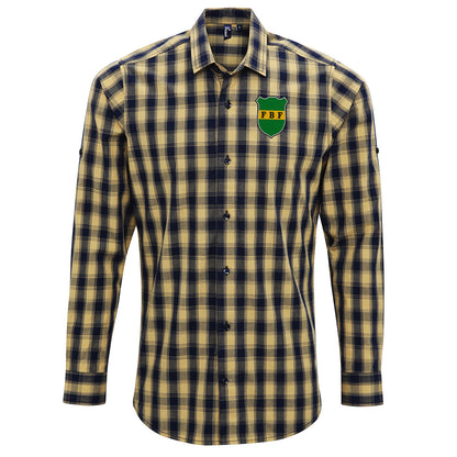 Classic Brazil Football Check Long Sleeve Shirt 