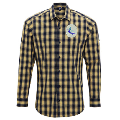 Classic Cardiff City FC Check Long Sleeve Shirt