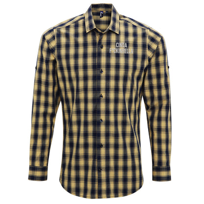 Cinder Fckinrella Check Long Sleeve Shirt