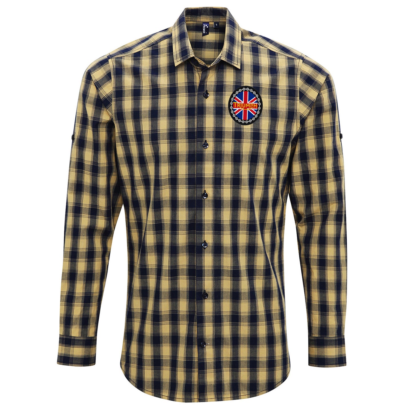 Classic Triumph Motor Company 1939 Check Long Sleeve Shirt