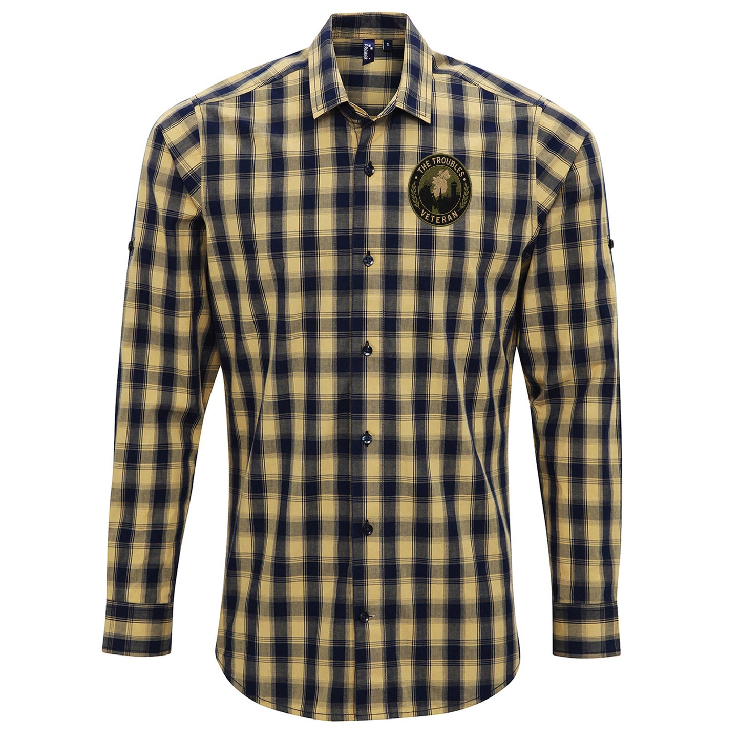 The Troubles Northern Ireland Check Long Sleeve Shirt 