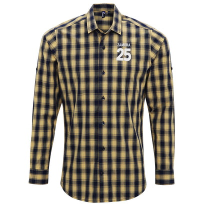 Bobby Zamora Brighton Check Long Sleeve Shirt