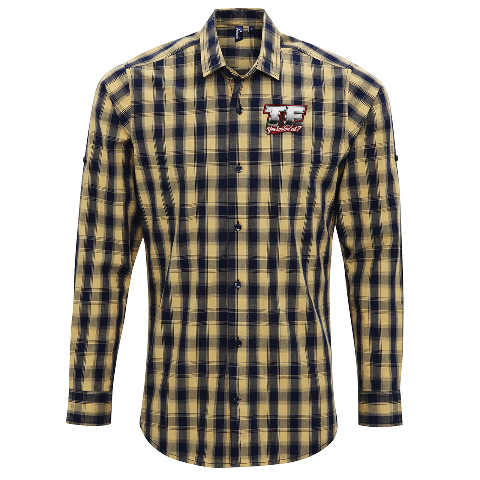 TF You Lookin’ at Check Long Sleeve Shirt 
