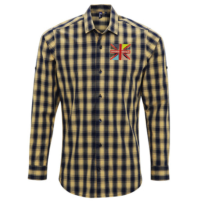 Diverse Britain Check Long Sleeve Shirt