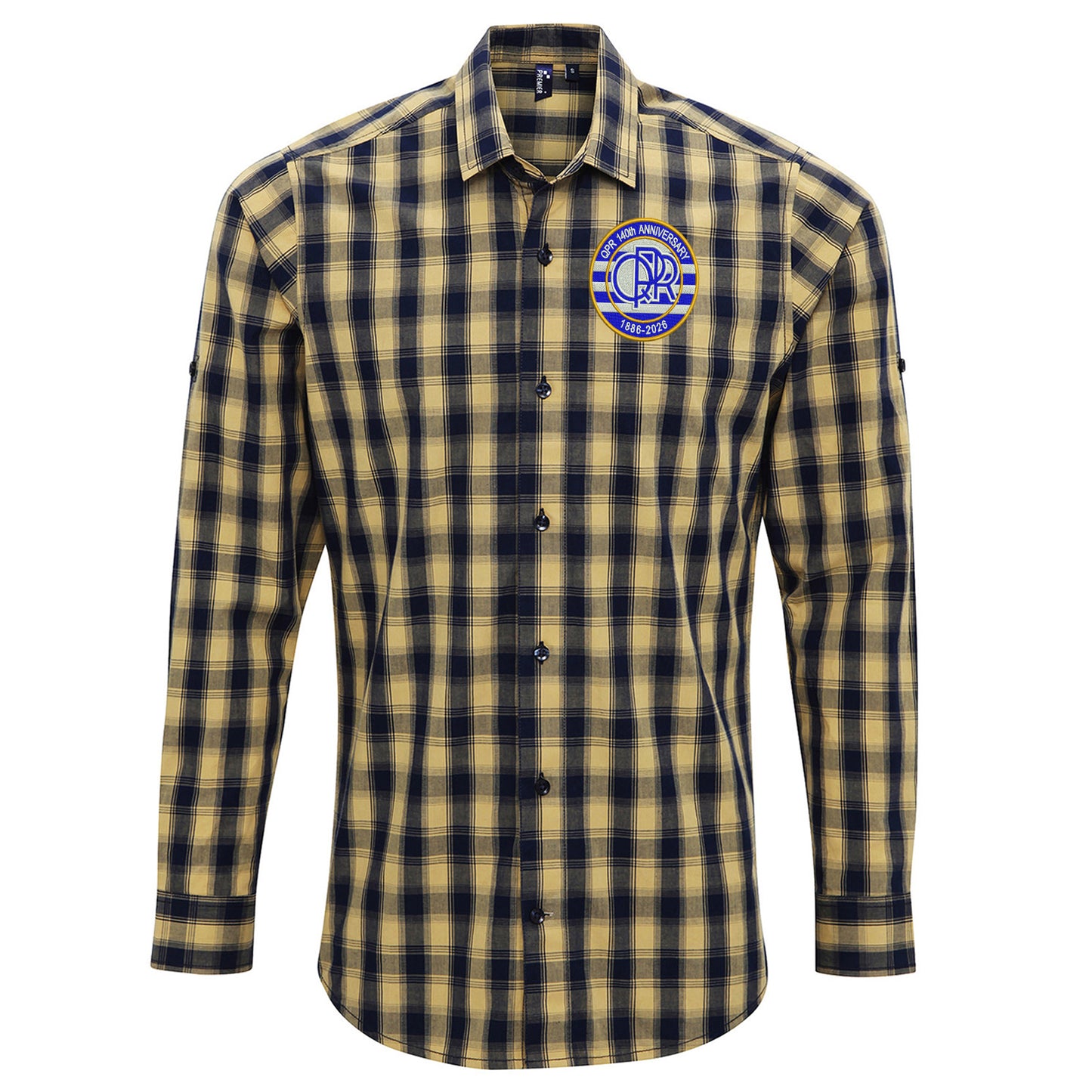 QPR Classic Football Check Long Sleeve Shirt