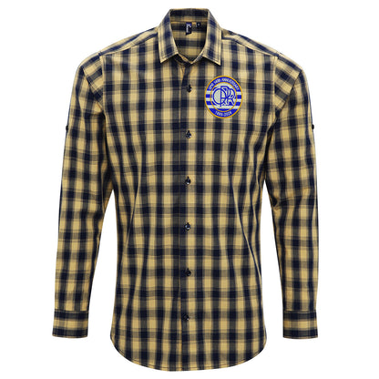 QPR Classic Football Check Long Sleeve Shirt