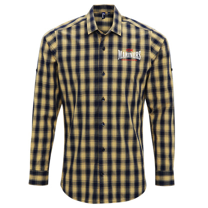 Grimsby Town Mariners Check Long Sleeve Shirt